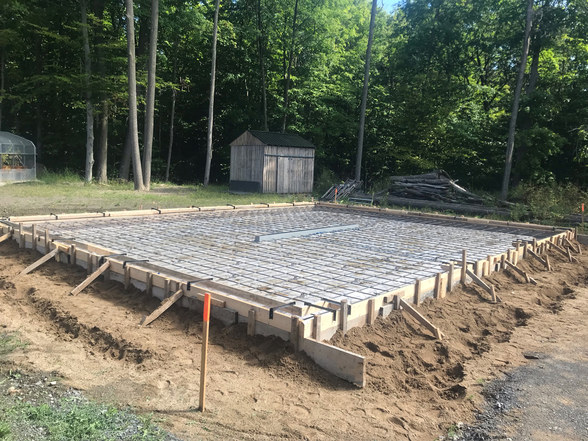 Chantier propre fondation